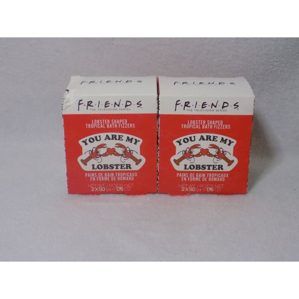 Friends You Are My Lobster Lobster Shaped Bath Fizzers Bombs 2PK